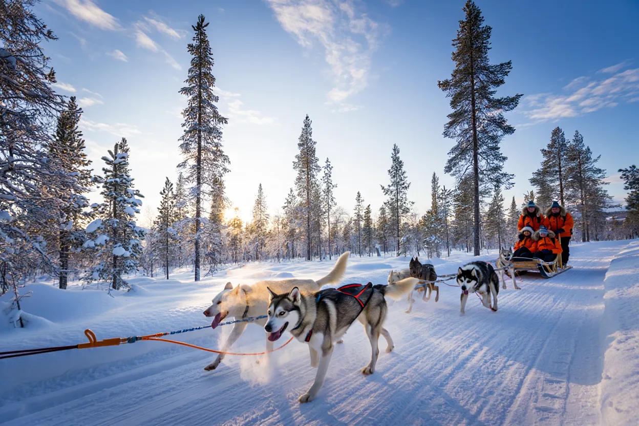 Experiencia de trineo de perros husky en Tromsø